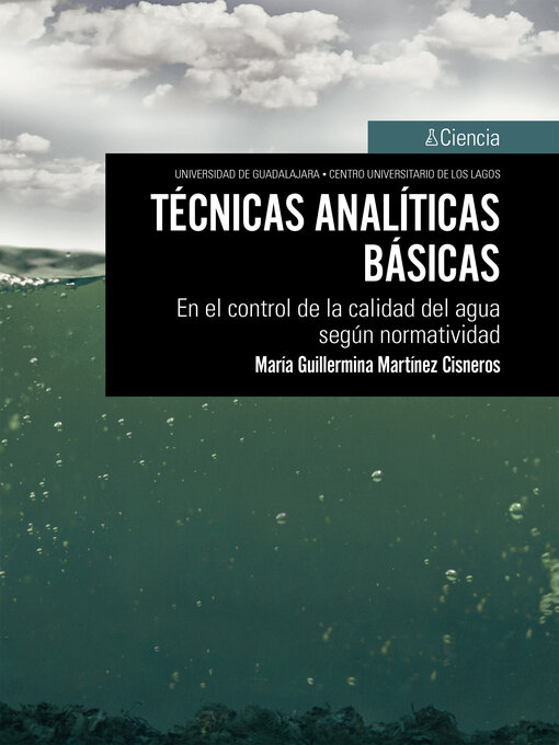 Detalles del título Técnicas analíticas básicas de María Guillermina Martínez Cisneros - Disponible